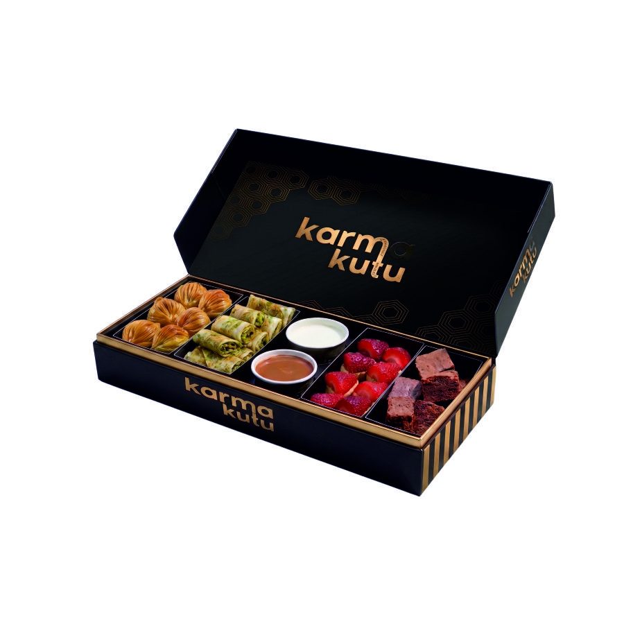 Toptan Bölmeli Tatlı Kutusu – Karışık Paket Servis Ambalajı